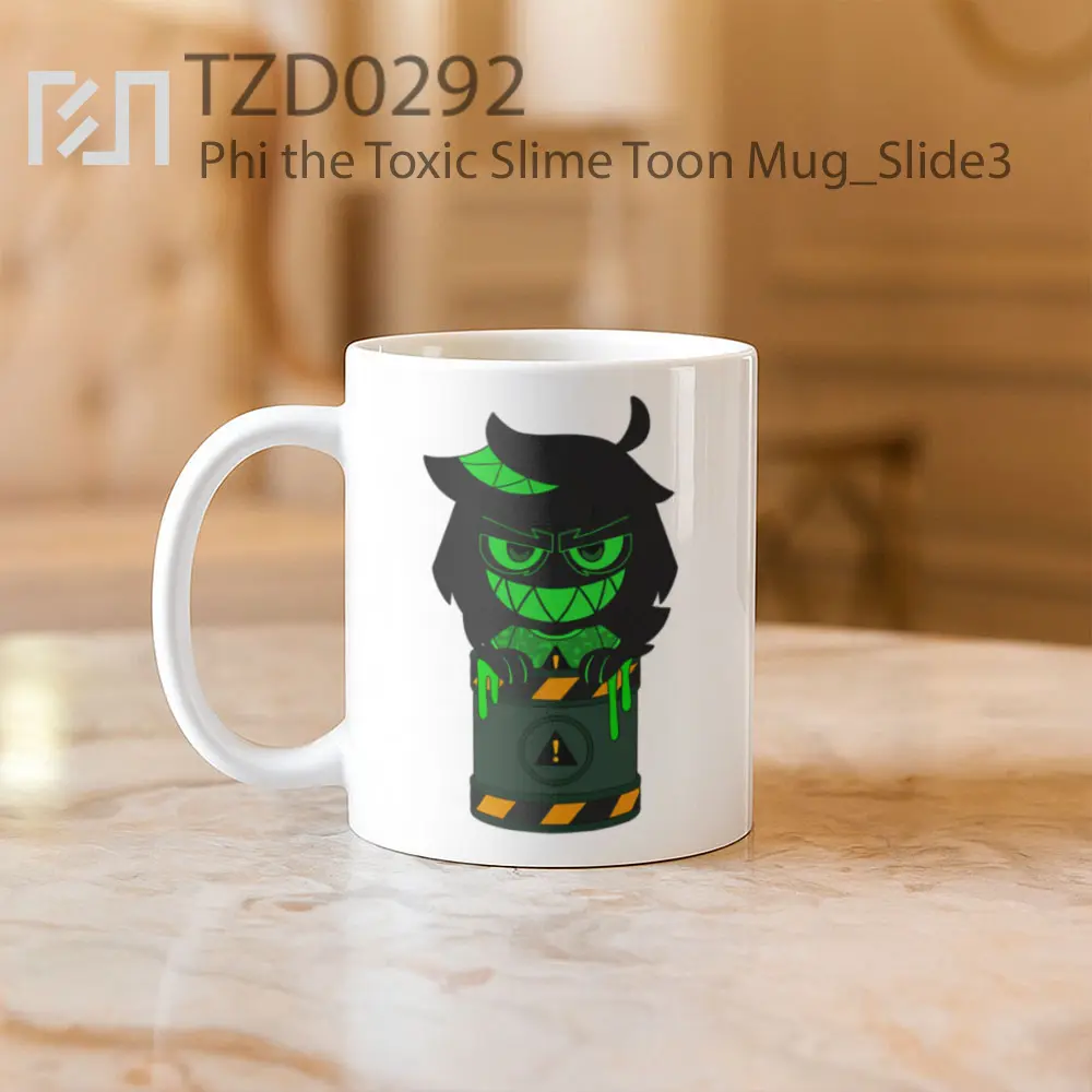 Phi the Toxic Slime Toon Mug - All-side / Desain
