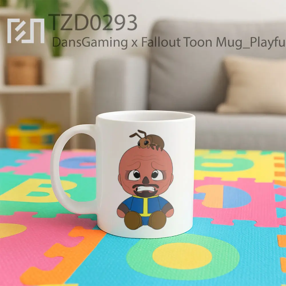 DansGaming x Fallout Toon Mug - All-side / Desain