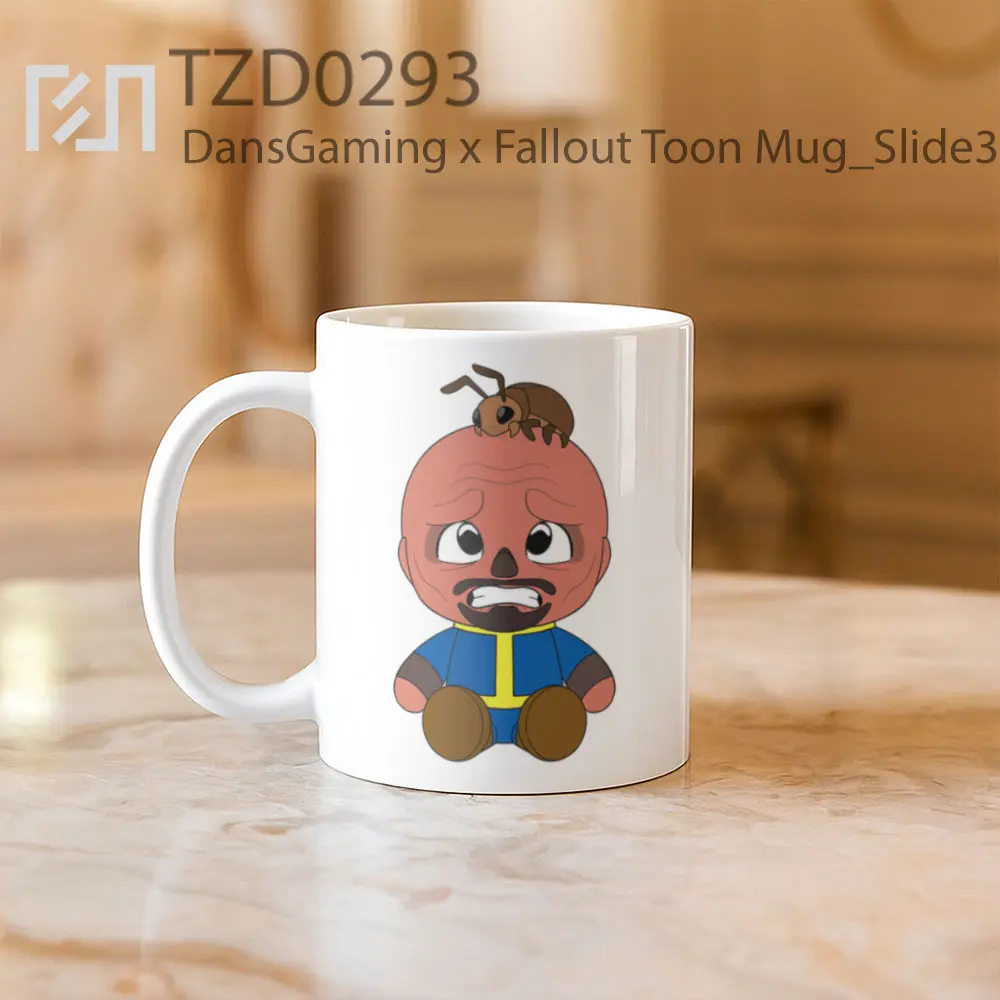 DansGaming x Fallout Toon Mug - All-side / Desain