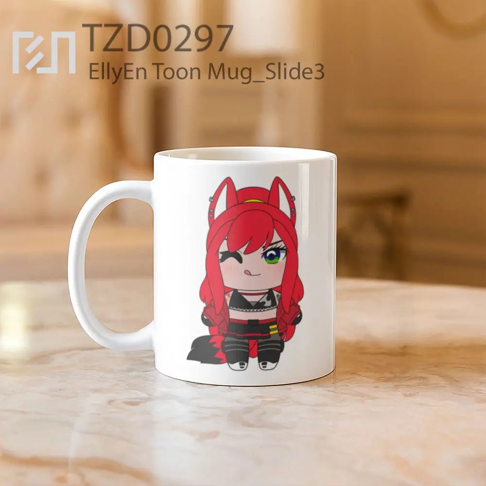 EllyEn Toon Mug - All-side / Desain