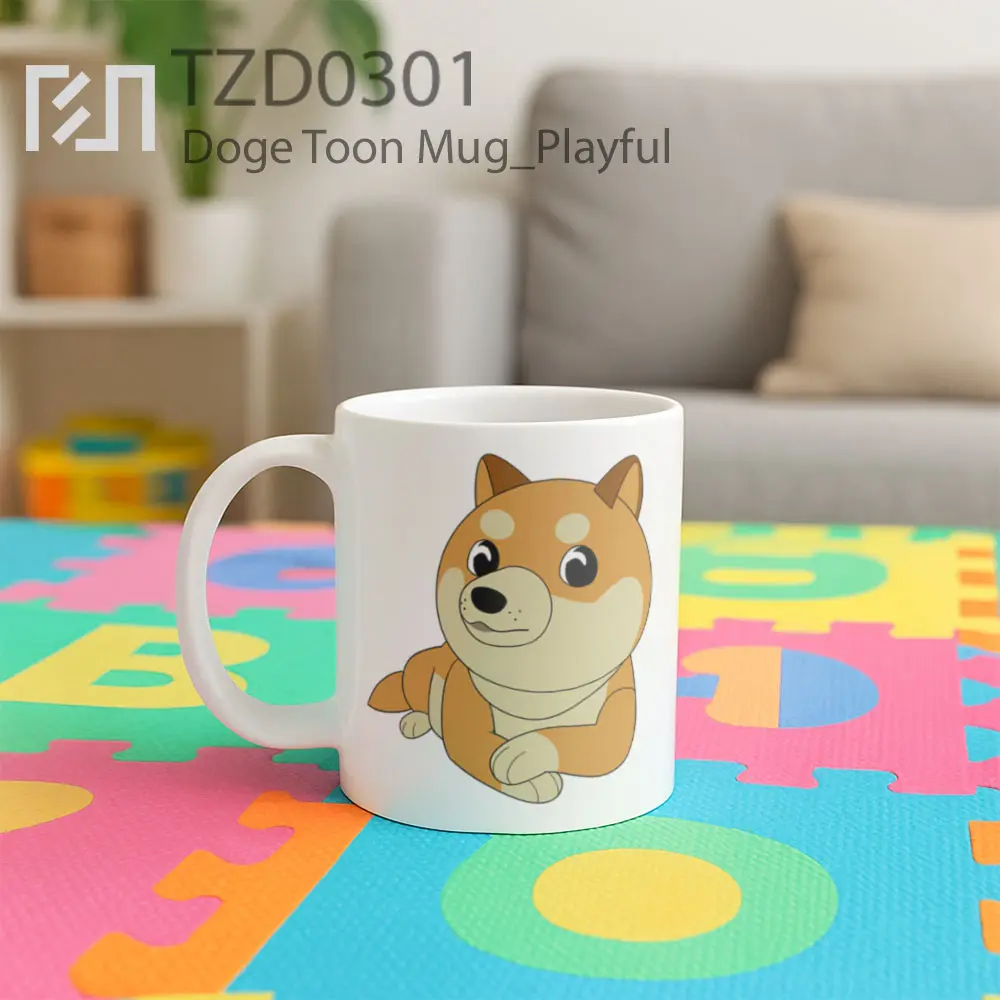 Doge Toon Mug - All-side / Desain