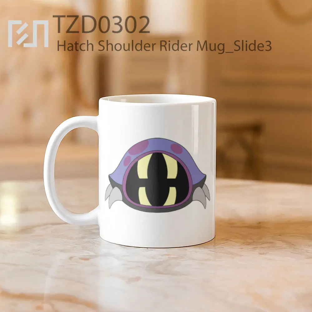 Hatch Shoulder Rider Mug - All-side / Desain