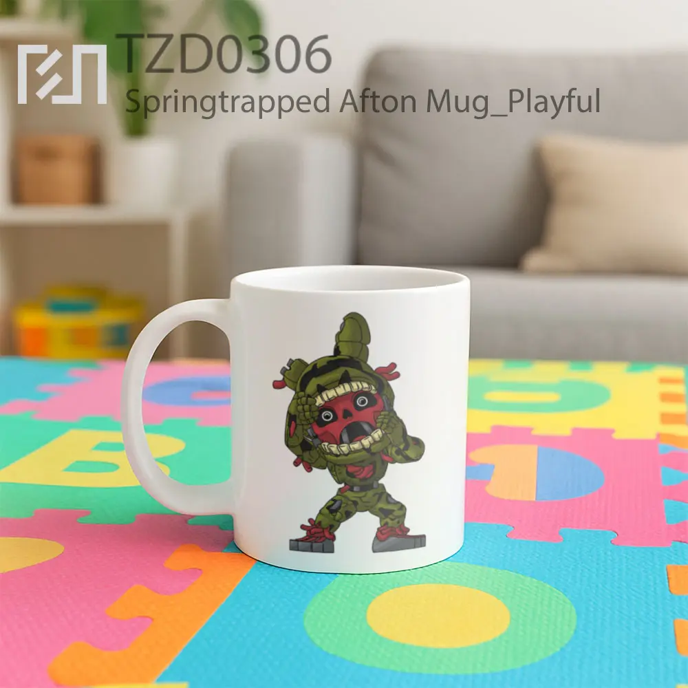 Springtrapped Afton Mug - All-side / Desain