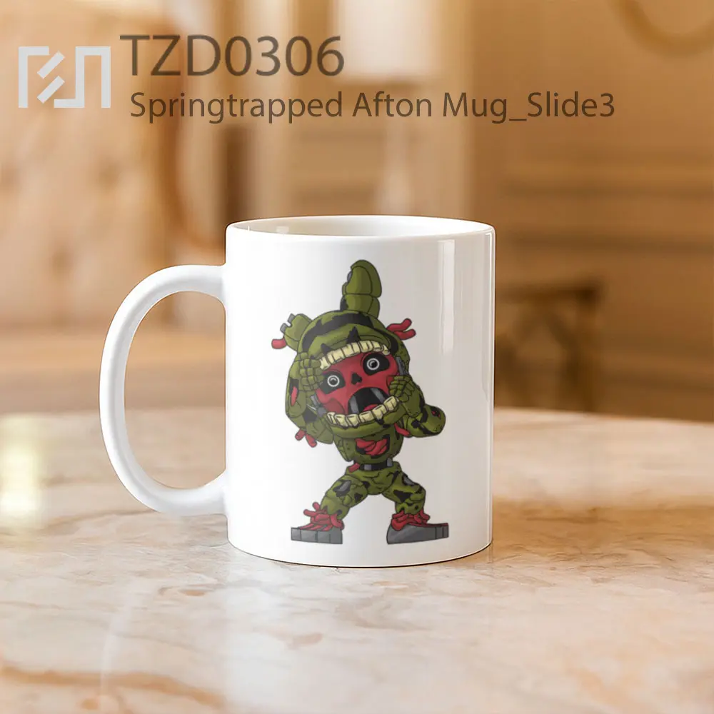Springtrapped Afton Mug - All-side / Desain