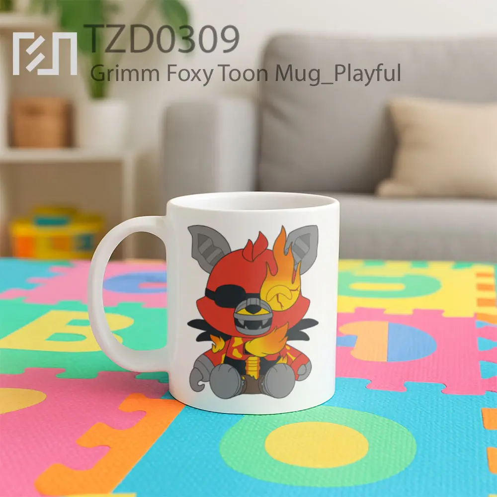 Grimm Foxy Toon Mug - All-side / Desain