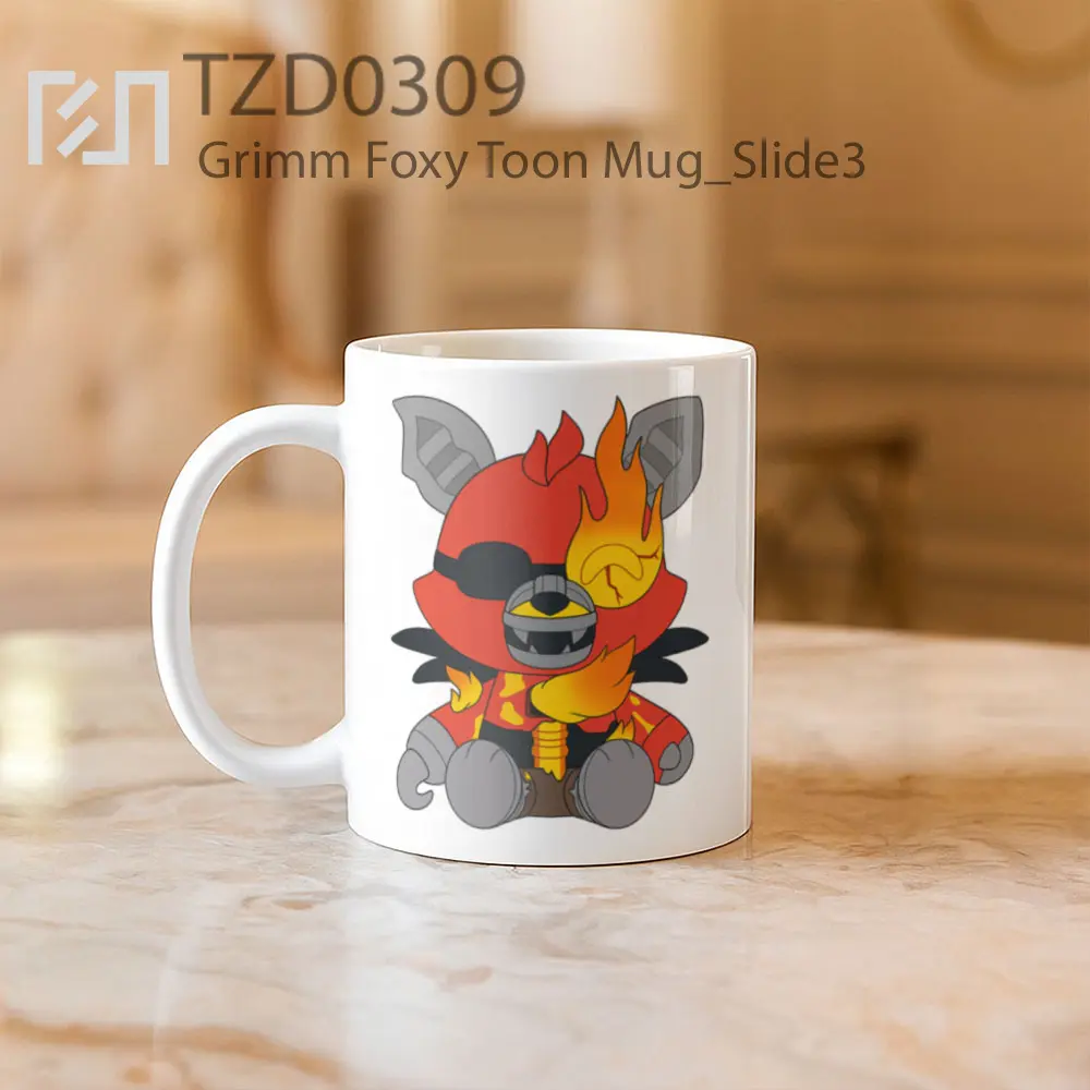 Grimm Foxy Toon Mug - All-side / Desain