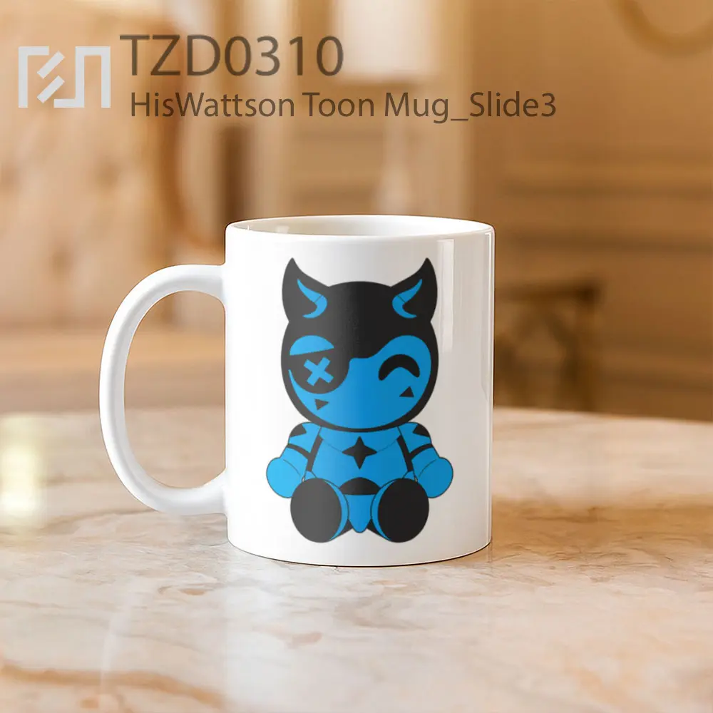 HisWattson Toon Mug - All-side / Desain