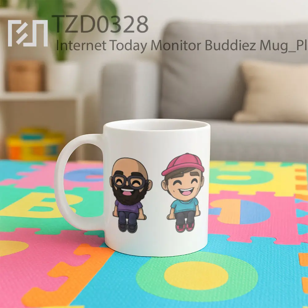 Internet Today Monitor Buddiez Mug - All-side / Desain