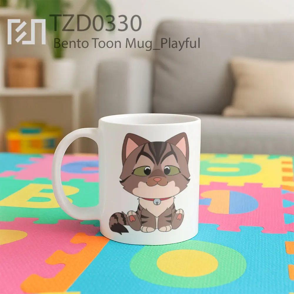 Bento Toon Mug - All-side / Desain