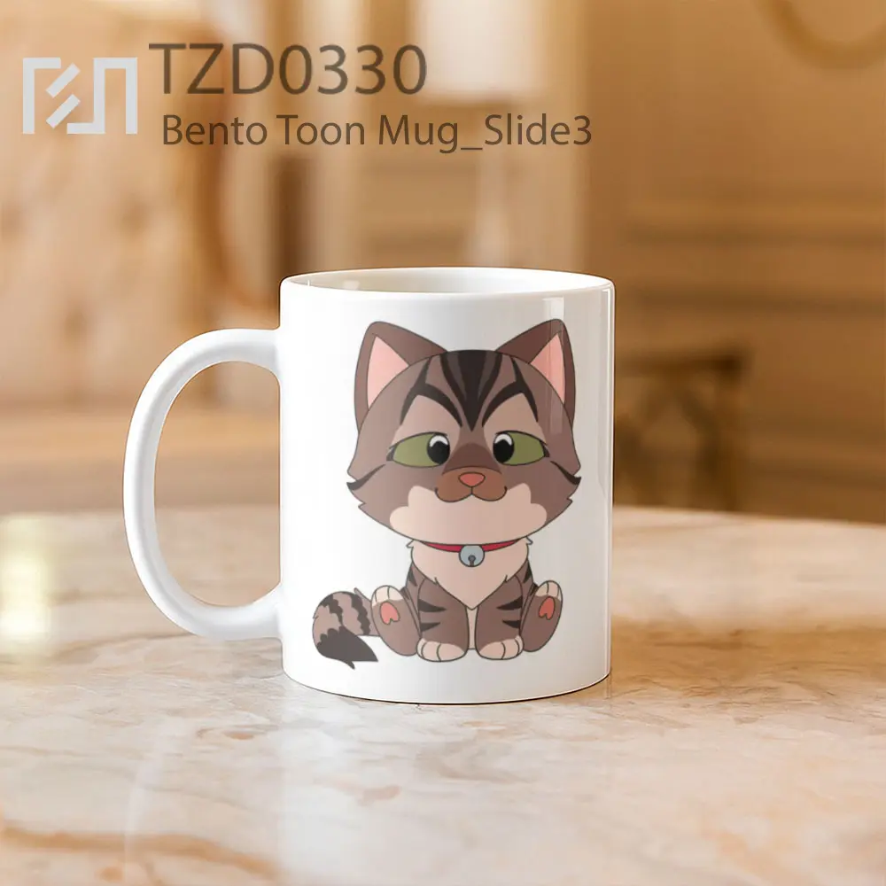 Bento Toon Mug - All-side / Desain