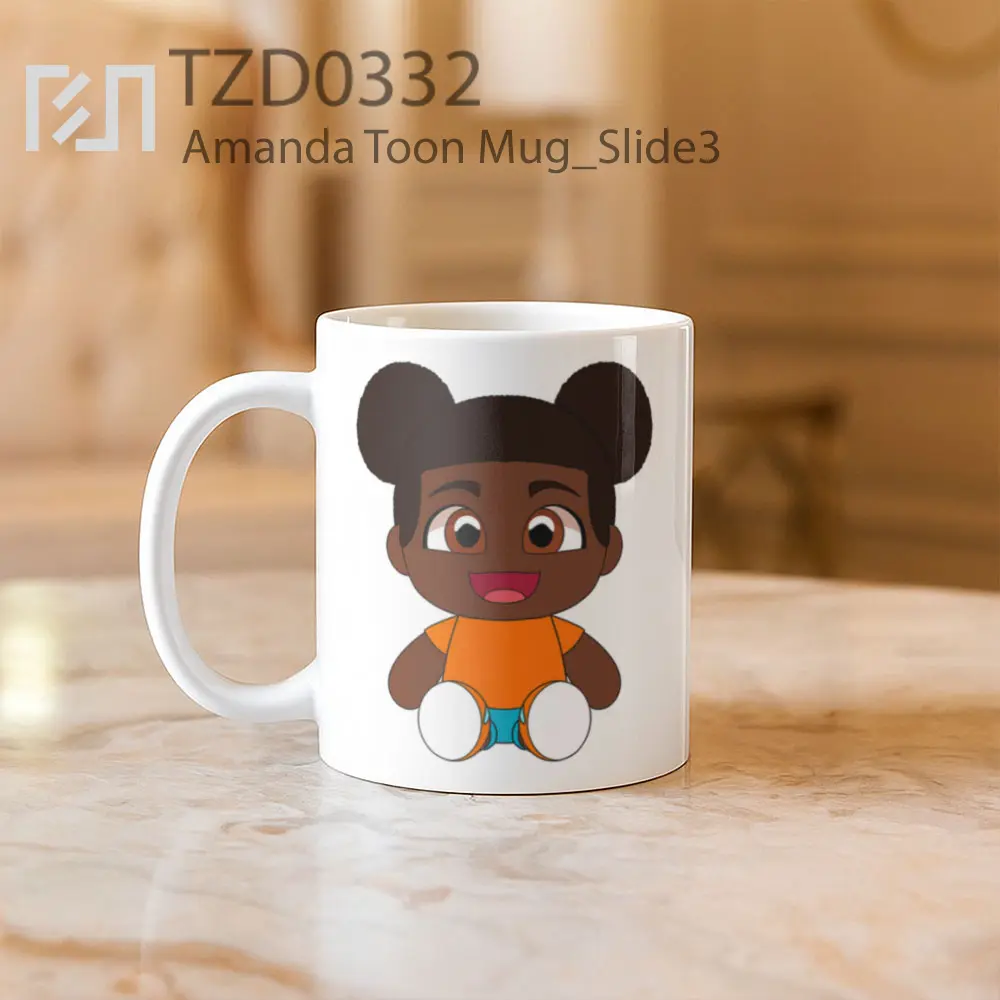 Amanda Toon Mug - All-side / Desain