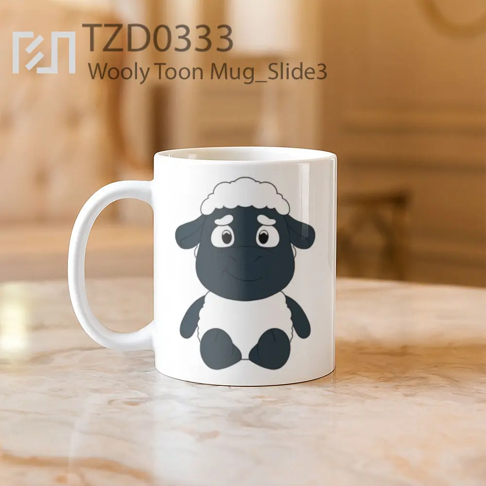Wooly Toon Mug - All-side / Desain