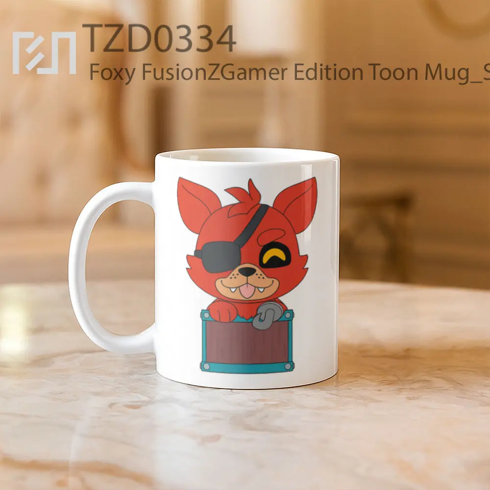 Foxy FusionZGamer Edition Toon Mug - All-side / Desain