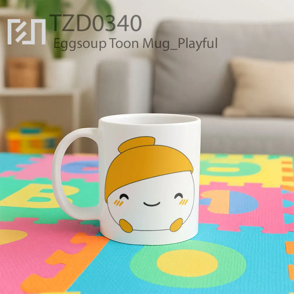 Eggsoup Toon Mug - All-side / Desain