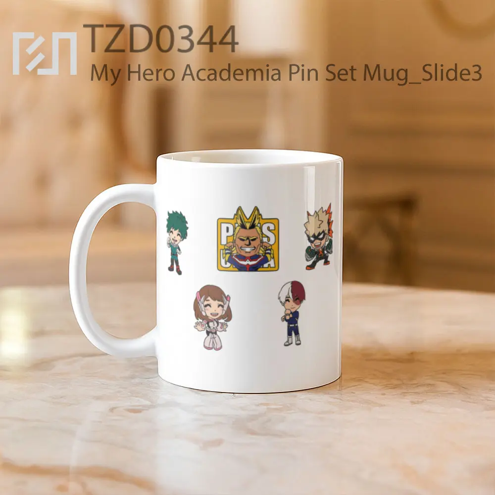 My Hero Academia Pin Set Mug - All-side / Desain