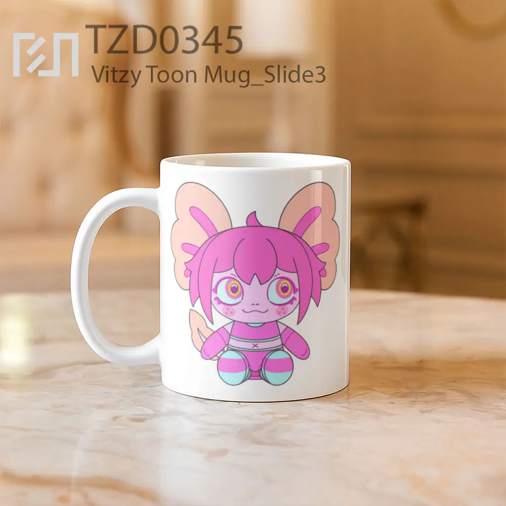 Vitzy Toon Mug - All-side / Desain