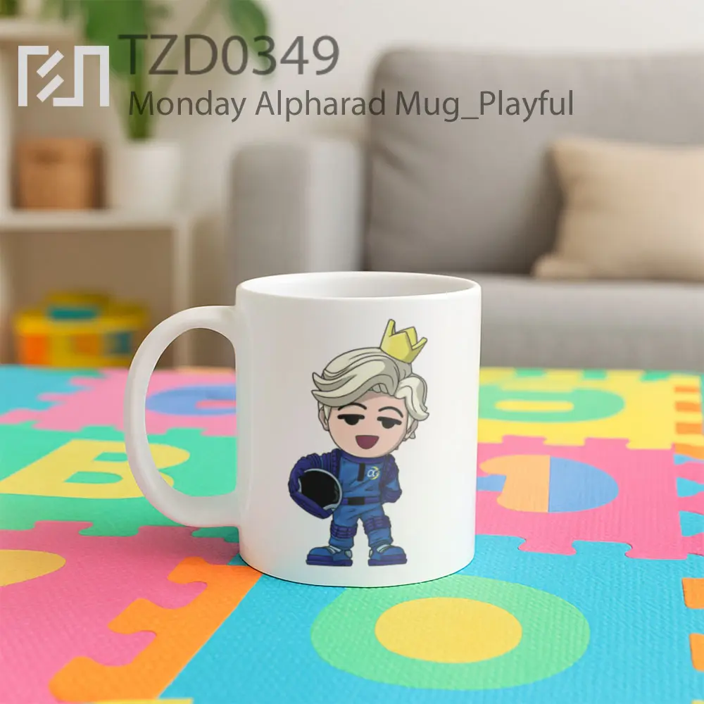 Monday Alpharad Mug - All-side / Desain