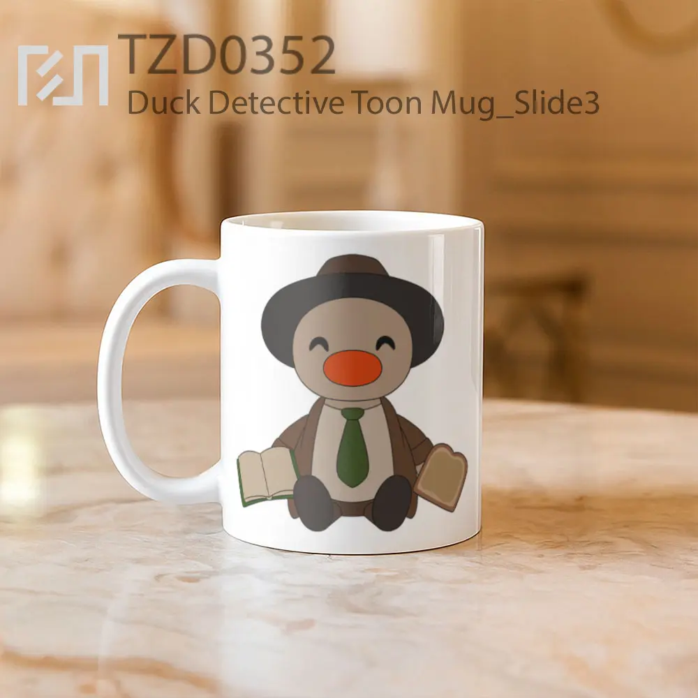 Duck Detective Toon Mug - All-side / Desain
