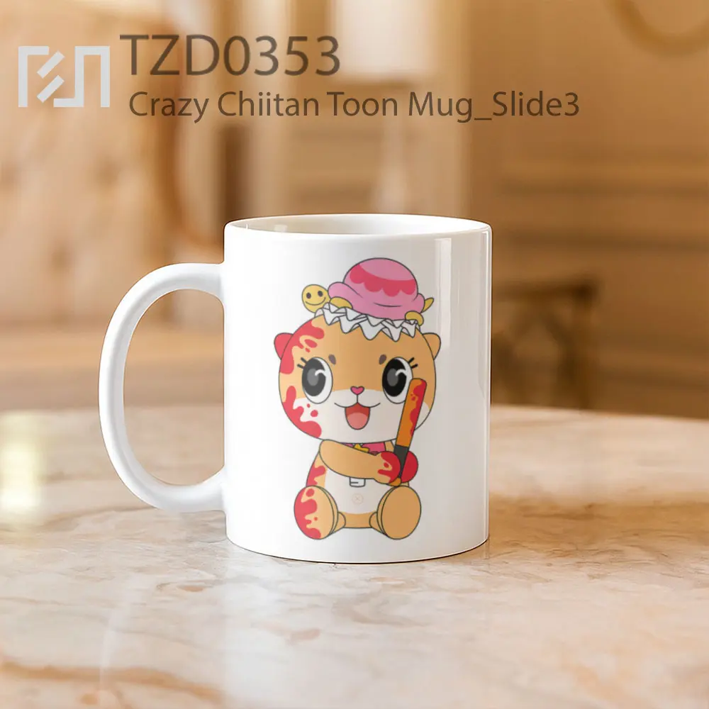Crazy Chiitan Toon Mug - All-side / Desain