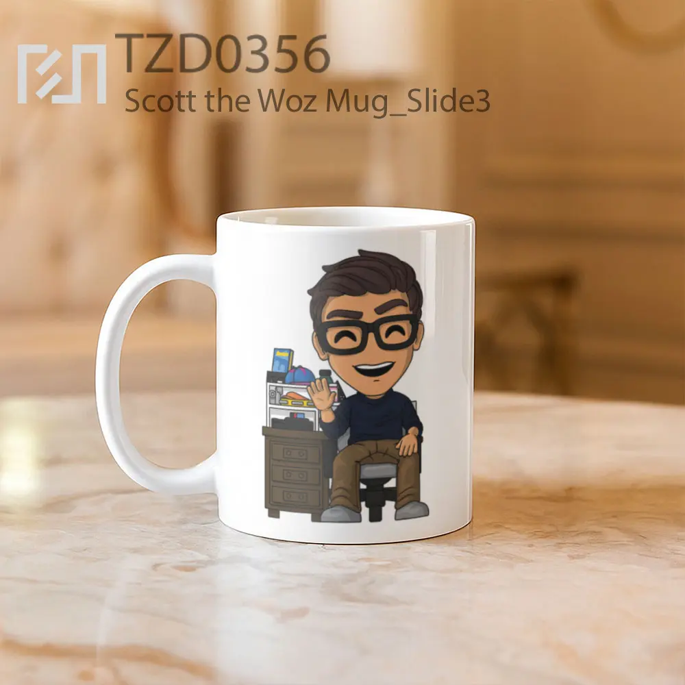 Scott the Woz Mug - All-side / Desain