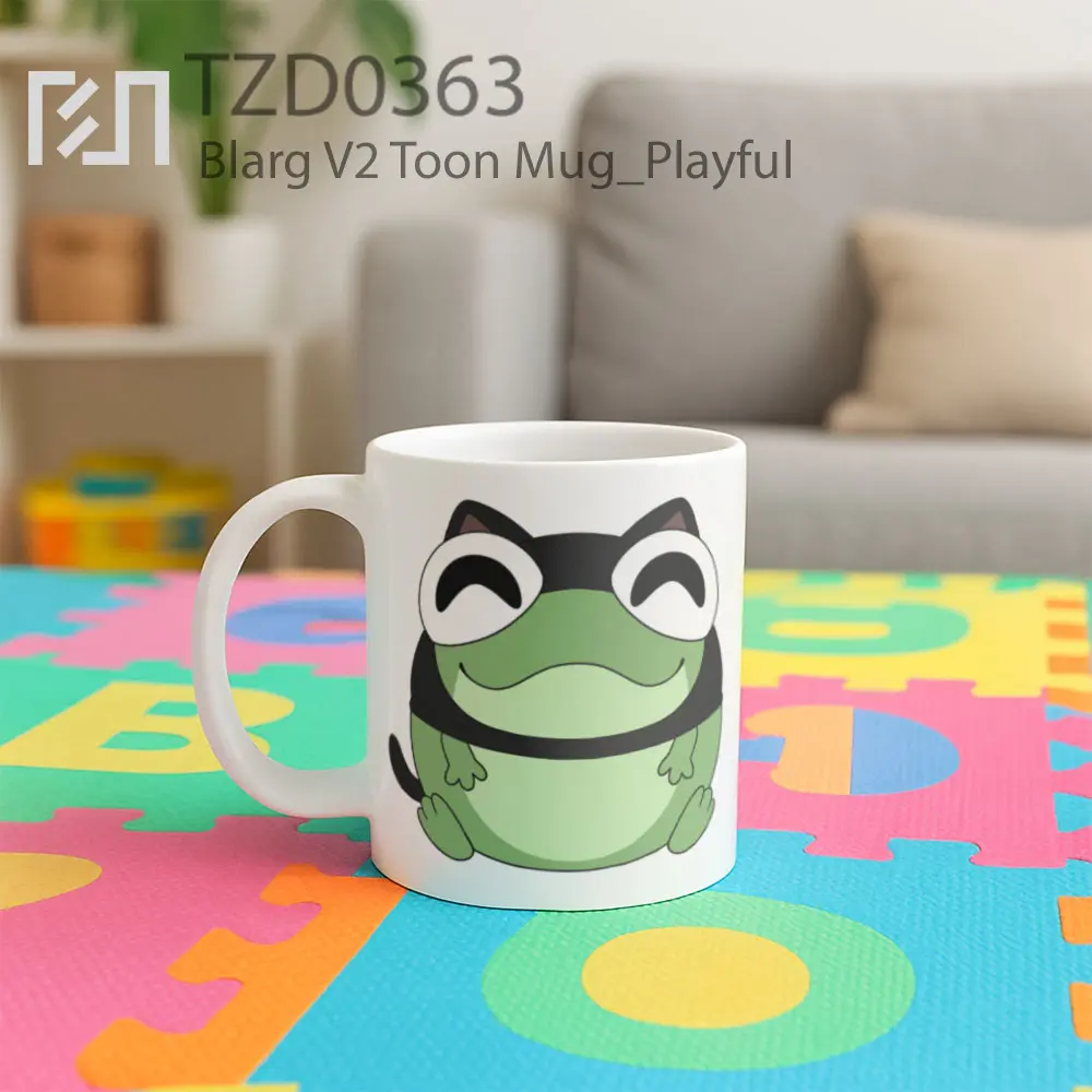 Blarg V2 Toon Mug - All-side / Desain