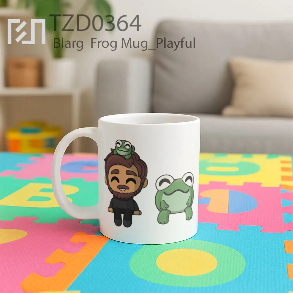 Blarg  Frog Mug - All-side / Desain