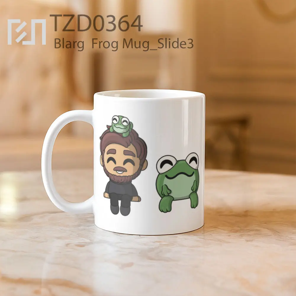 Blarg  Frog Mug - All-side / Desain