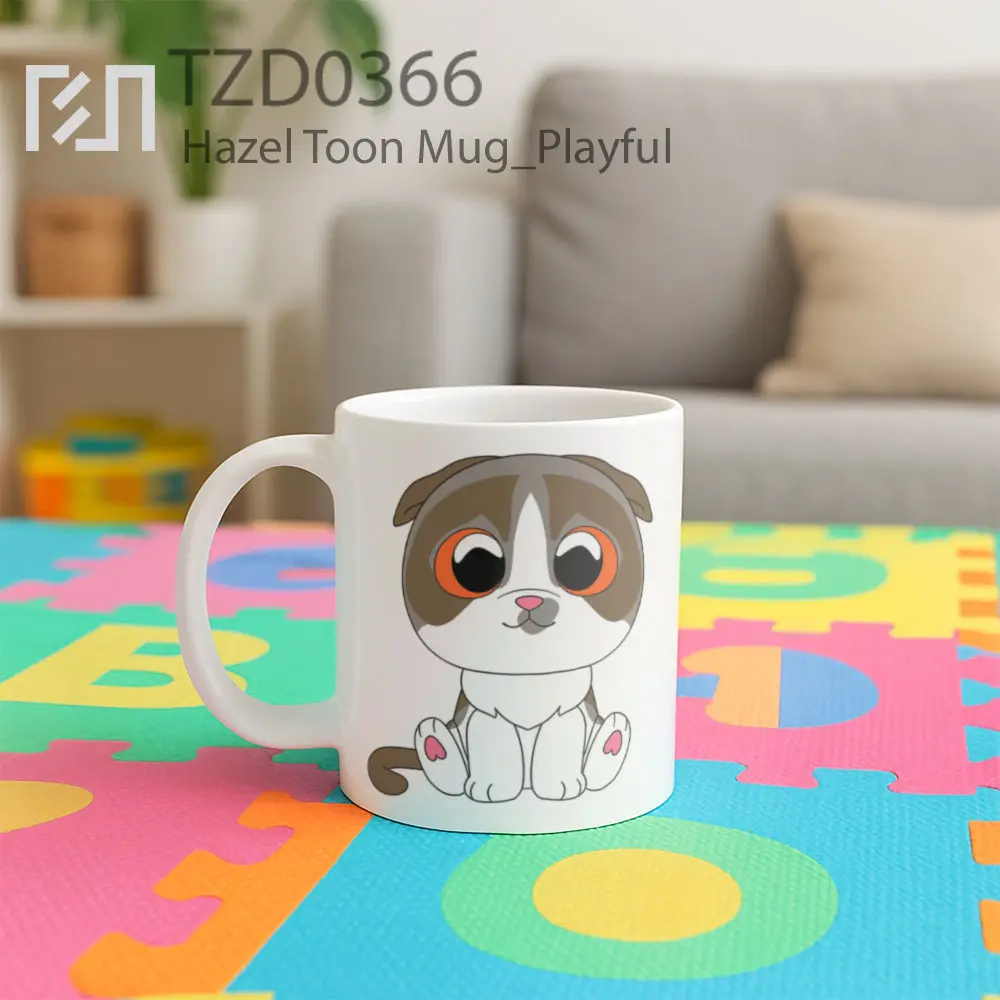 Hazel Toon Mug - All-side / Desain