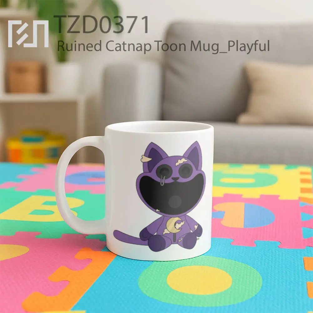 Ruined Catnap Toon Mug - All-side / Desain