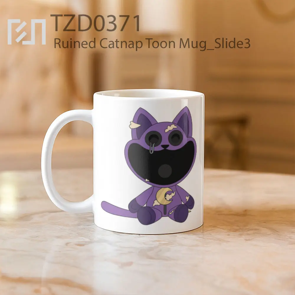 Ruined Catnap Toon Mug - All-side / Desain