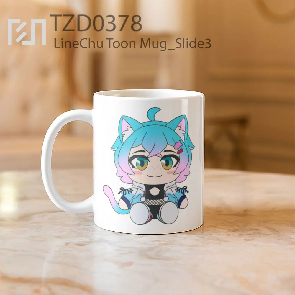 LineChu Toon Mug - All-side / Desain
