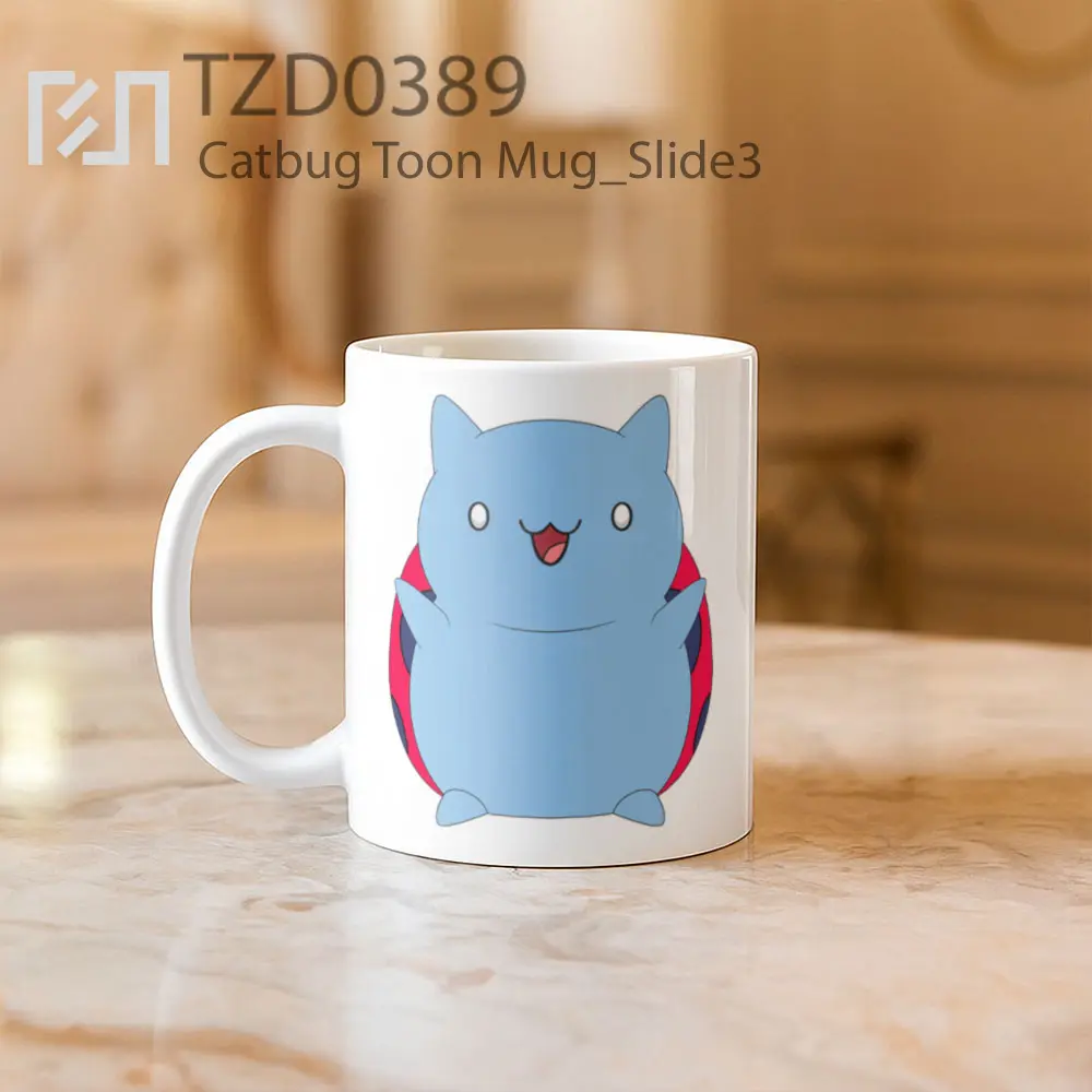 Catbug Toon Mug - All-side / Desain