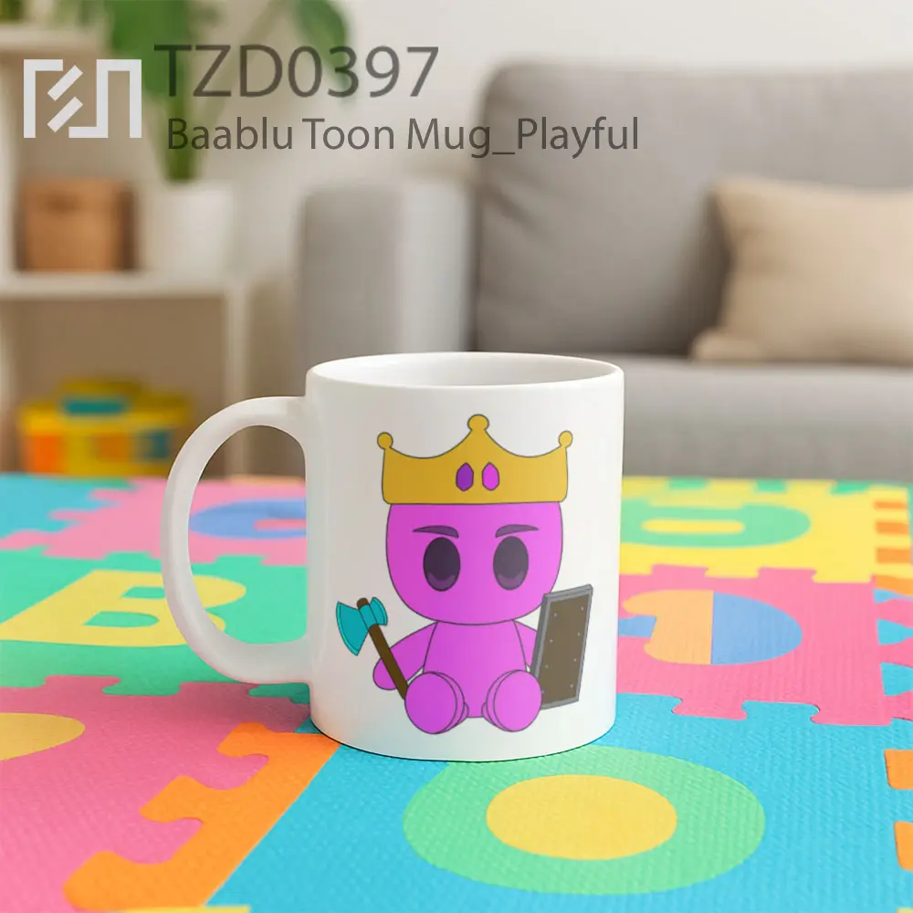 Baablu Toon Mug - All-side / Desain