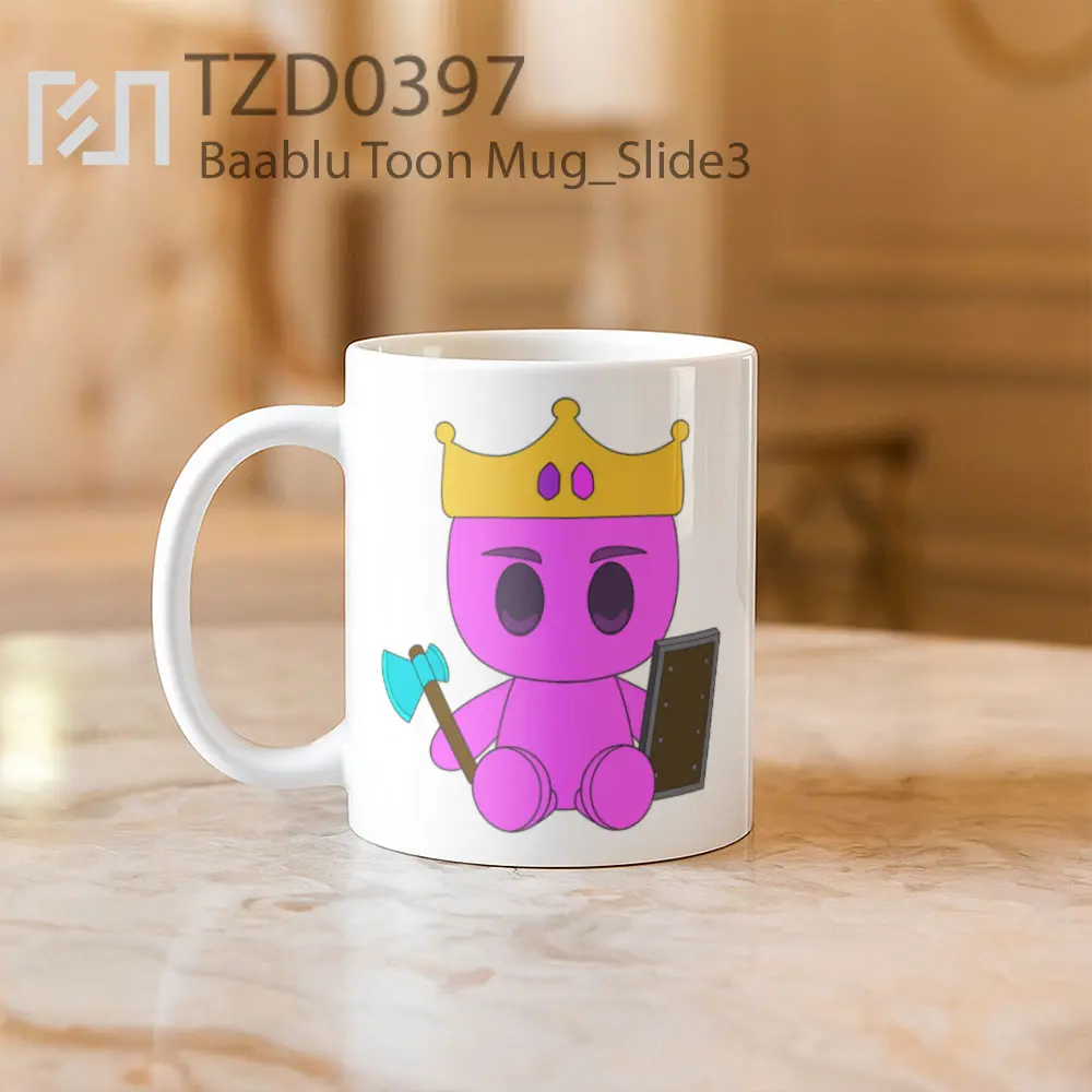 Baablu Toon Mug - All-side / Desain