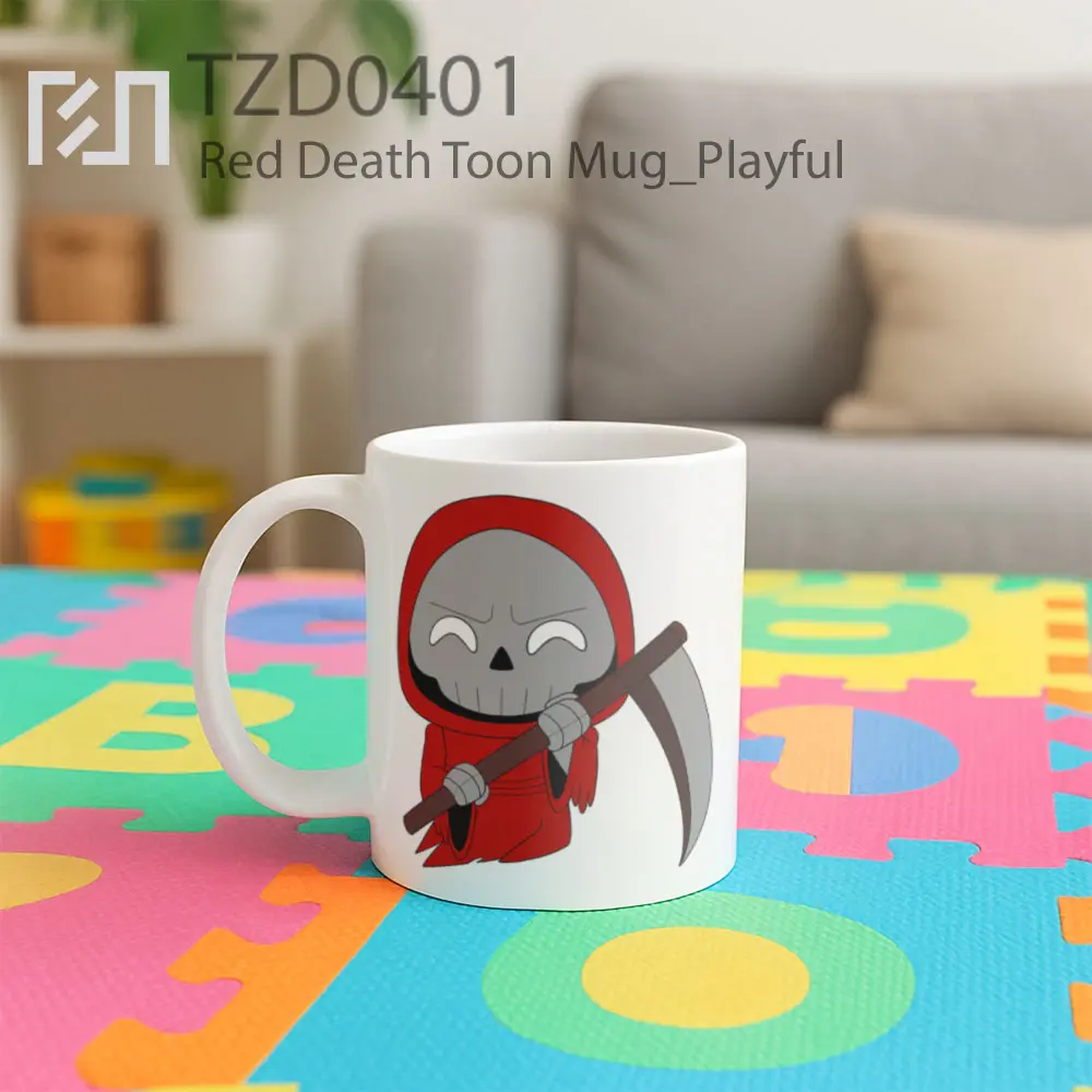 Red Death Toon Mug - All-side / Desain