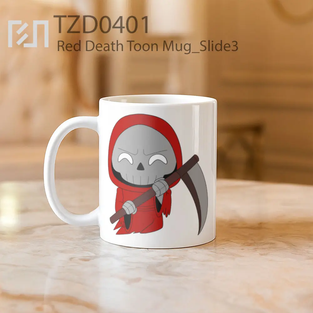 Red Death Toon Mug - All-side / Desain