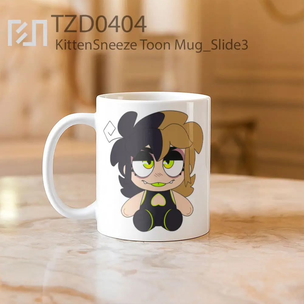 KittenSneeze Toon Mug - All-side / Desain