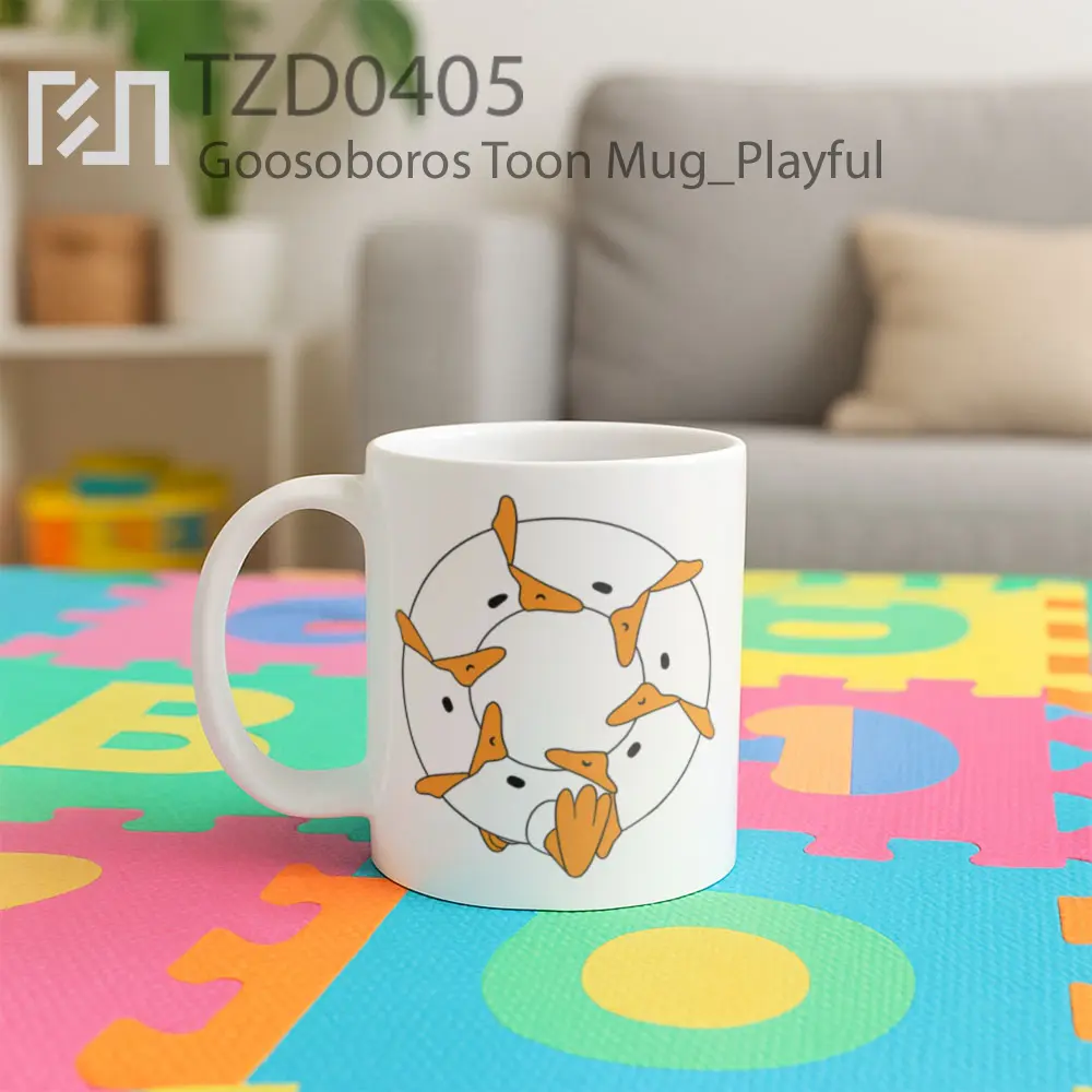 Goosoboros Toon Mug - All-side / Desain