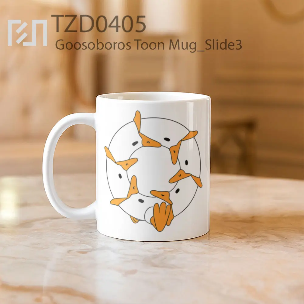 Goosoboros Toon Mug - All-side / Desain