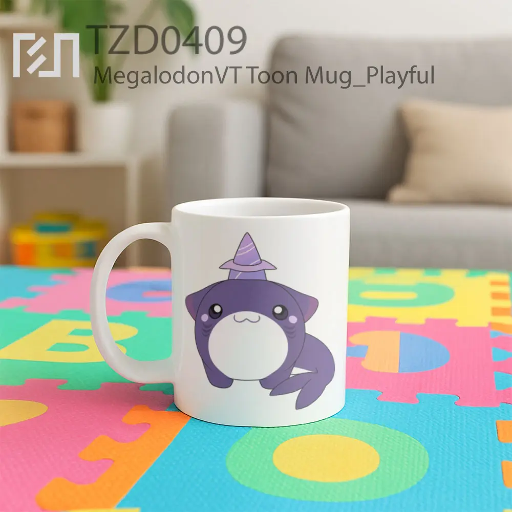 MegalodonVT Toon Mug - All-side / Desain