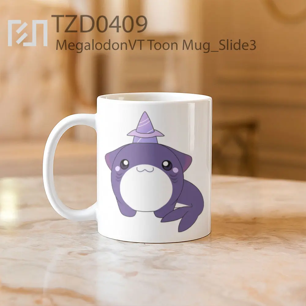 MegalodonVT Toon Mug - All-side / Desain