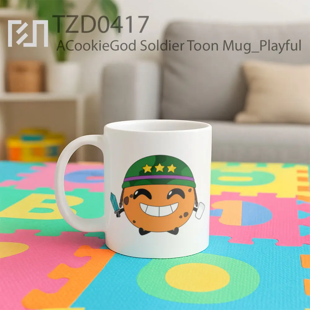 ACookieGod Soldier Toon Mug - All-side / Desain
