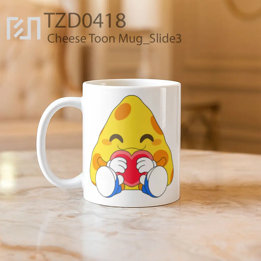 Cheese Toon Mug - All-side / Desain