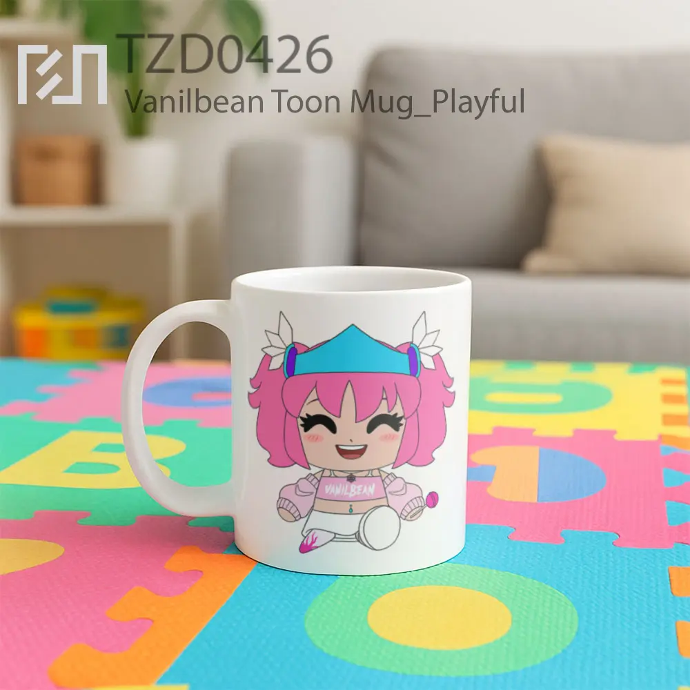 Vanilbean Toon Mug - All-side / Desain