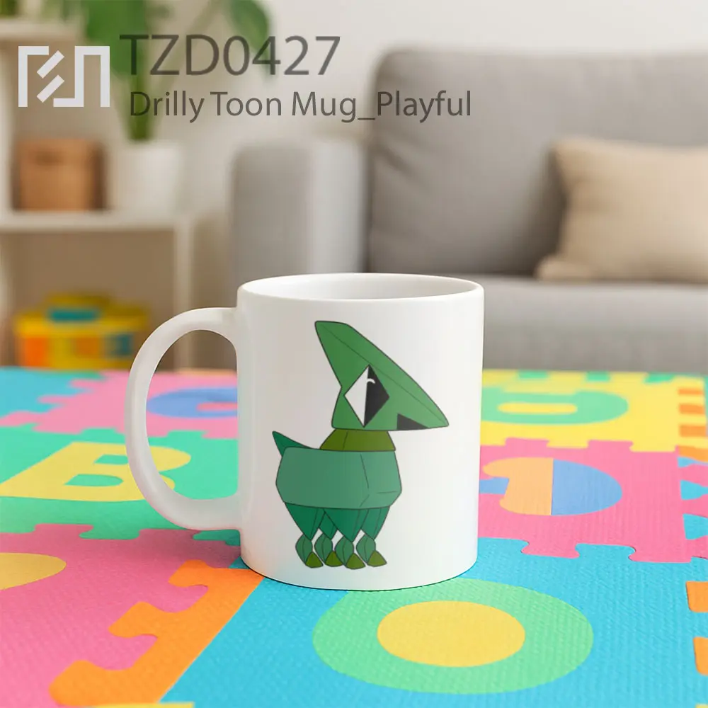 Drilly Toon Mug - All-side / Desain
