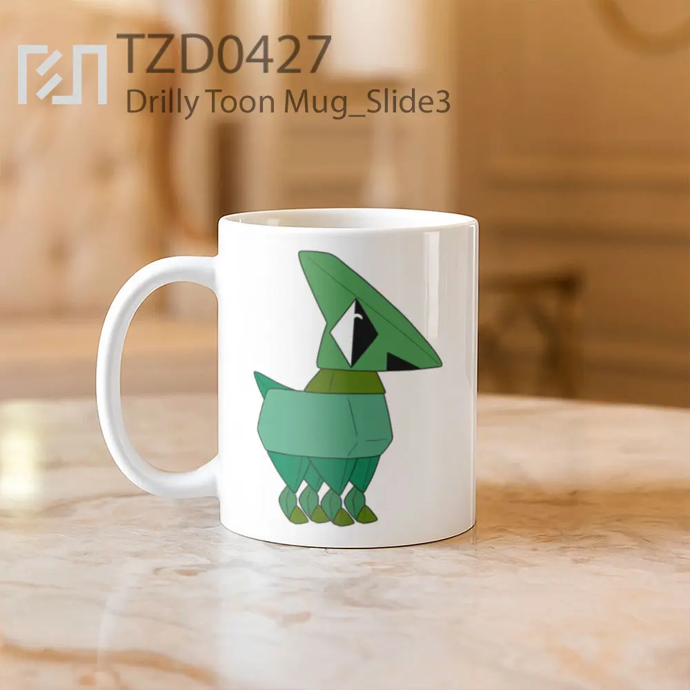 Drilly Toon Mug - All-side / Desain