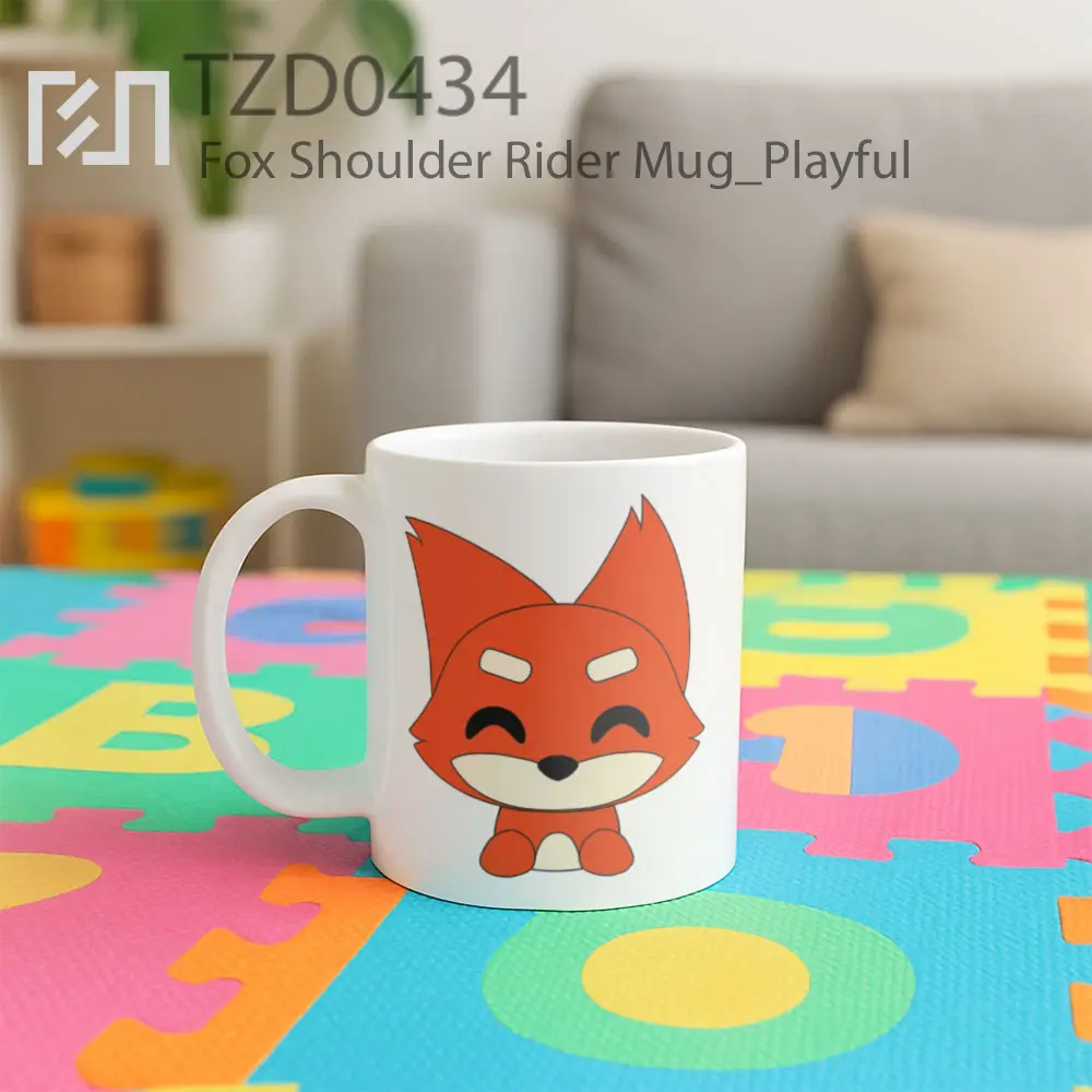 Fox Shoulder Rider Mug - All-side / Desain