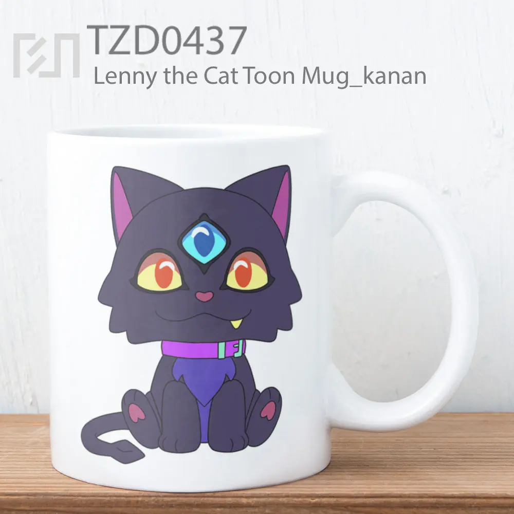 Lenny the Cat Toon Mug