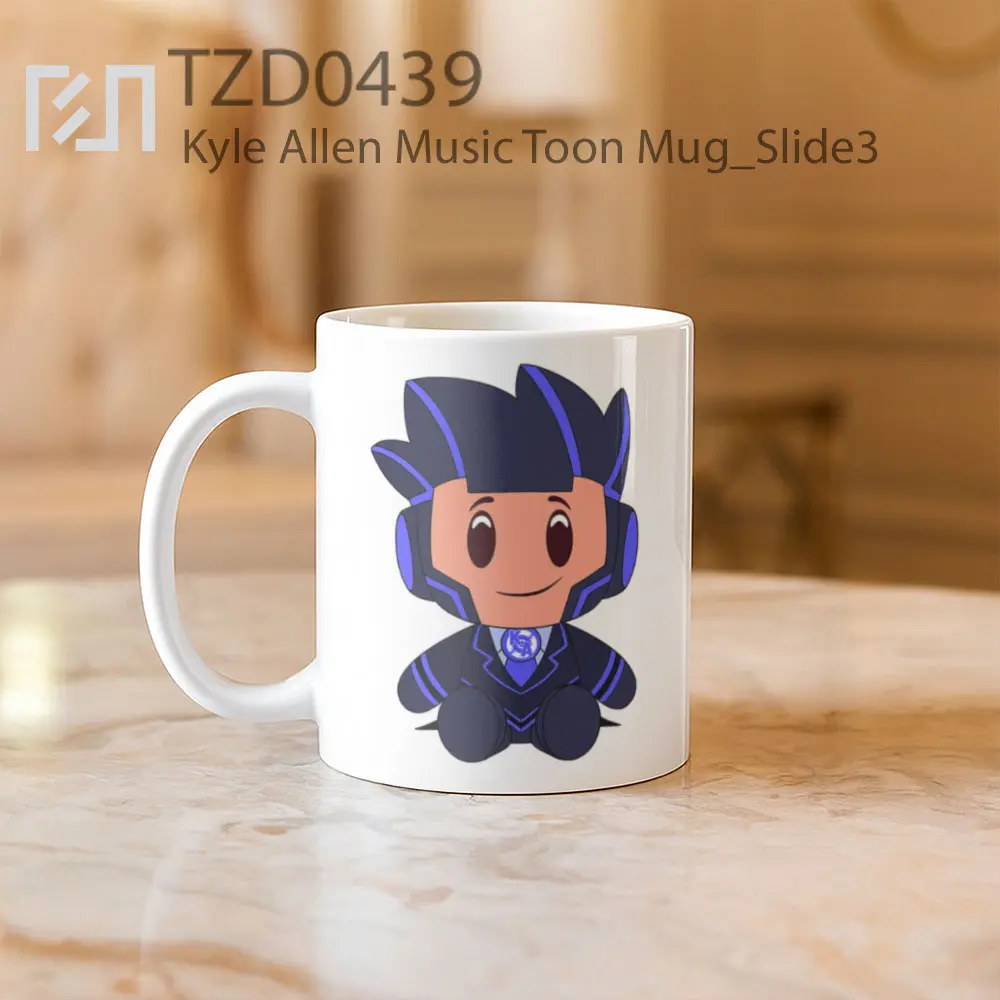 Kyle Allen Music Toon Mug - All-side / Desain
