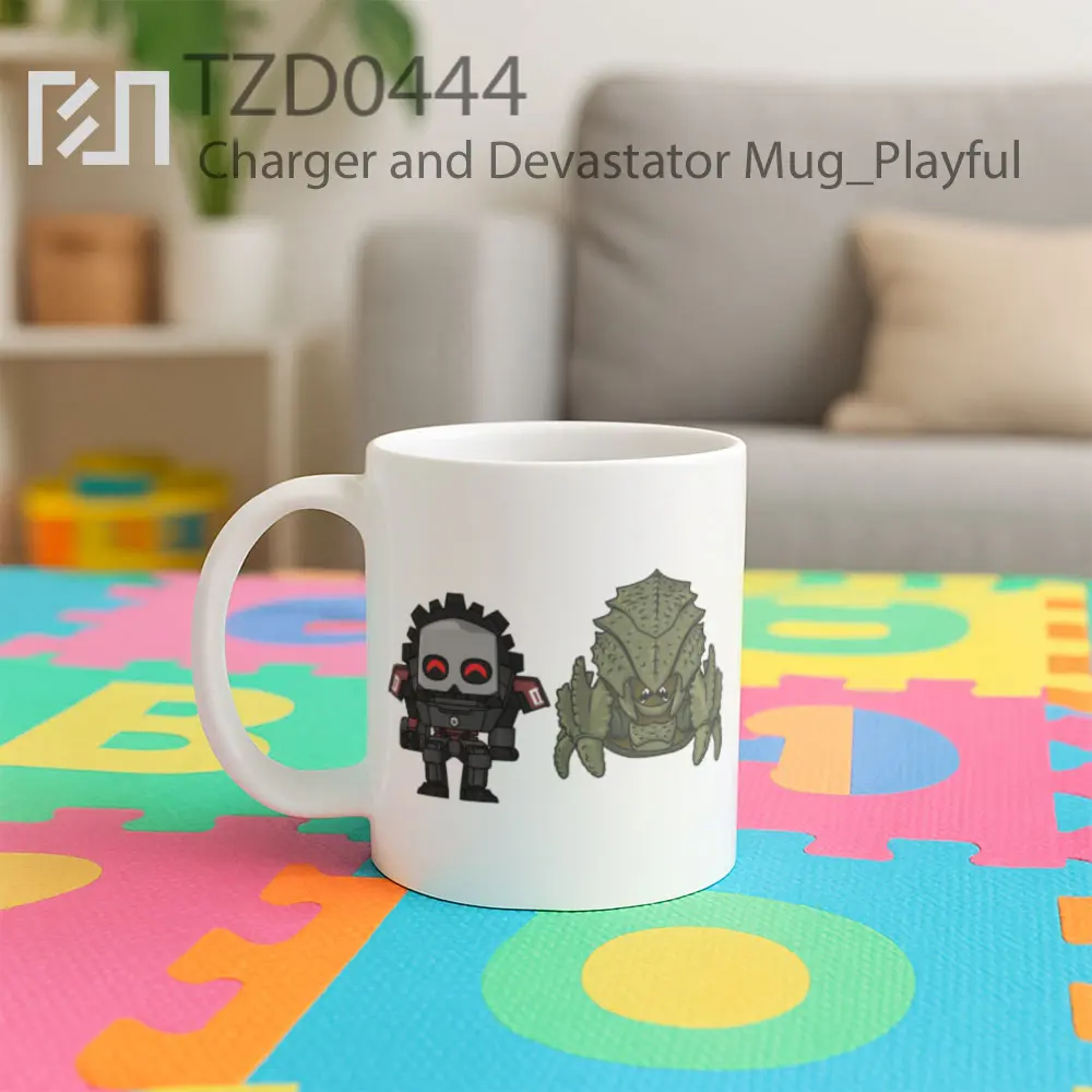 Charger and Devastator Mug - All-side / Desain